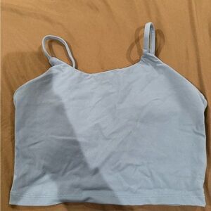 Musesonly Blue Crop Top